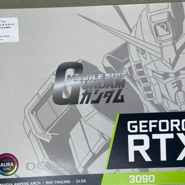 Original 100％ tested ok GeForce RTX 3090 ROG STRIX RTX3090 O24G gundam graphics card 1