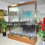 Customized hotel water wall screen/water curtain wall/fasionable separating curtain 3