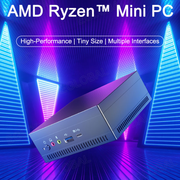 AMD Ryzen R5 3550H R7 2700U Cheapest Mini PC Radeon Vega Graphics Gaming Computer Windows 10 4K HTPC HDMI2.0 DP TypeC AC WIFI 2