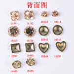 DIY love rose alloy handmake charm 10pcs Alloy dripping oil mountain Camellia lattice crystal buckle jewelry accessories 2