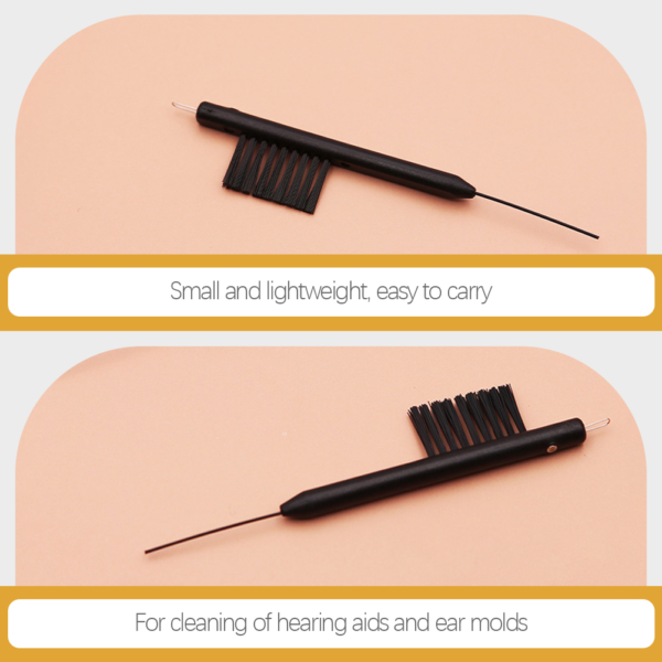 4pcs Brushes Mild Professional Hearing Aid Tool Hearing Amplifier Brush Cleaning Cleaning Brush Cleaning Brush Tool 2