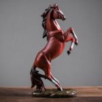 Home Animal Model Horse Craft Desktop Ornament Home Office Horse Decor Resin Craft 4