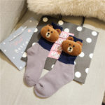 Kids Christmas Socks Cute Cartoon 3d Doll Bear Mouse Rabbit Cute Knee Socks Autumn Winter Thick Warm Cotton Girls Boys Socks 6