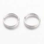 4/5/6/7/8/10x0.7mm Double Loops Iron Metal Jump Rings Split Rings for Jewelry Making DIY Accessories Component 2