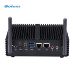 Qotom Mini PC Core i5 Processor Dual LAN 4 COM Ports Fanless Mini Industrial PC X86 5