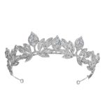 Bride Crown Zircon Rhinestone Bridesmaid Tiaras Headband Wedding Headdress Hair Jewelry Accessories HQ0068 5