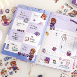 MOHAMM 100 PCS Adorable Waterproof Stickers for Scrapbook Journal Planner Decorative Scenes Office School Supplies 4