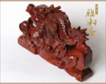 T Dragon carving rosewood rosewood carving handicraft ornaments Zodiac Dragon Office business gifts decorations 5