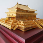 Handicraft decoration custom home decoration business office gifts metal Chinese palace Taihe palace model decoration 4