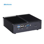 Qotom Mini PC Core i5 Processor Dual LAN 4 COM Ports Fanless Mini Industrial PC X86 2