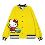 Women's Top Hip Hop Harajuku Hello Kitty Bomber Jacket Street Style Jacket Women Spring Coat Outdoor Fashion Ladies Jacket 3