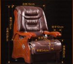 Boss chair. Real leather can lie in big chair. Office chair..013 5