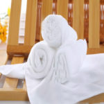 10PC White Ultra Soft Microfiber Fabric Face Towel Hotel Bath Towel Wash Hand Towels Portable Terry Towel Multifunctional Towel 5