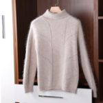 Tailor Sheep Winter Women Sweater 100% Mink Cashmere Sweater Super Warm Pullover Female Turtleneck Basic Jumper Ladies Tops 2