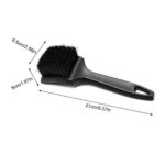 Black Car Tire Cleaning Brush Dual Purpose Floor Mat Car Beauty Detail Wash Brushs Car Care Cleaning Tool 6