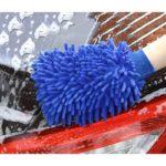 Car Microfiber Soft Hand Towel Coral Chenille Washing Double Side Cleaning Glove 3