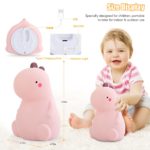 Touch Dinosaur Nightlights Safety Silicone SleepLamp Rechargeable Light Baby Children's Day Home Decor Accessories Gift for Kids 5