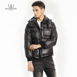 HELLEN&WOODY Winter New Arrivals Mens Clothing Hooded White Duck Down Jacket Causal Slim Fit Coats 4