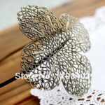 10PCS Adjustable Antique Bronze Filigree 85 x 85 mm Floral HeadBand Setting hairband accessories NICKEL FREE-(HBSB-3) 4