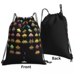 Fashionable Portable Shopping Drawstring Bags Riding Backpack Gym Clothes Storage Backpacks 2