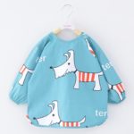 Baby Long Sleeve Waterproof Bibs Baby Cute Bibs Cartoon Infant Eating Children Drawing Apron Baby Self Feeding Burp Choth 6