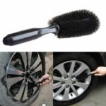 1pcs Universal Car Wheel Cleaning Brush Tool Tire Washing Clean Tyre Alloy Soft Bristle Cleaner Accessories 5