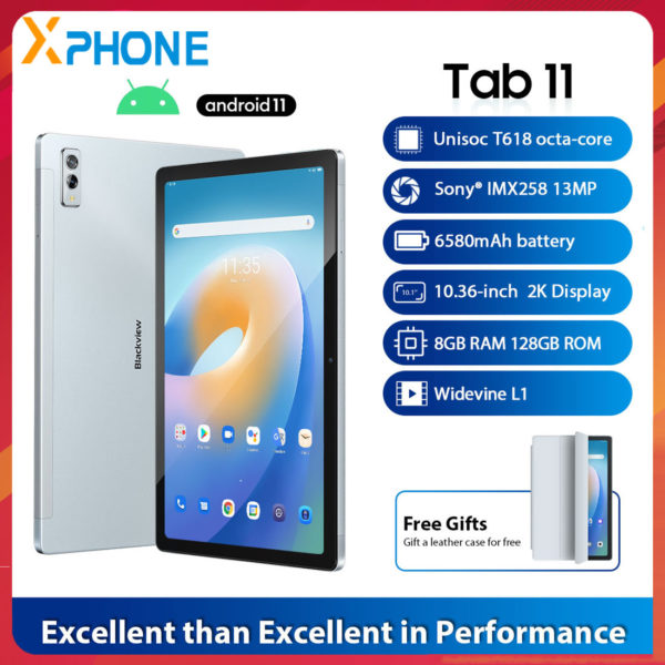 Blackview Tab 11 10.36inch 8GB 128GB Android 11 Unisoc T618 Octa Core Support Bluetooth Dual SIM WiFi TF Card 4G Phone Call Tabl 1