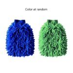 Car Microfiber Soft Hand Towel Coral Chenille Washing Double Side Cleaning Glove 1