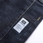 2022 Loose Fit Denim Men Elastic Waist Fashion Casual Pants Male Brand Trousers Straight Jeans 5