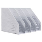 4 Grid Plastic Opvouwbare Boek Houder Boekensteunen Voor Boek Ondersteuning Stand Rack Bureau Bestand Lade Organizer Office 6