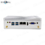 EGLOBAL Dual lan industrial mini pc with intel core i3 6th cpu 6157u celeron J4125 processor DDR4 with 6COM ports support 3G/4G 2