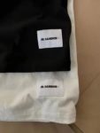 Jil Sander Summer New Unisex T-shirt 100% Cotton Designer Brand High Street Short Sleeve Hip Hop Oversize Loose Simple Tee 6