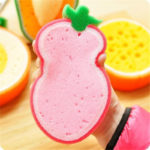 4pcs/set Creative Sponge Kitchen Accessories Fruit Shape Washing Dishes Sponge Cleaning Dish Remove Stains 5