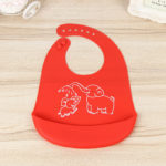 Baby Bib Children Adjustable Waterproof Bib Boy Girl Bibs apron Cartoon Prints Kids Silicon Bib Baby bandana Feeding Tools 3