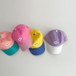 2397A Children Hat Simple Color Matching Cap 2022 Summer Baby Cap Boys and Girls Baseball Cap 1-6Year Kid's Hat 1