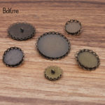 BoYuTe (200 Pieces/Lot) Round 14-16-18-20-25-30MM Cameo Cabochon Base Button Blank Tray Bezel Jewelry Findings Components Diy 1