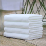 10PC White Ultra Soft Microfiber Fabric Face Towel Hotel Bath Towel Wash Hand Towels Portable Terry Towel Multifunctional Towel 3