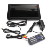 2022 ISDB-T 10 Inch Car Portable TV Digital Color TV Television Player TFT-LED Screen EU/US Plug 110-240V 6