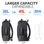 Crossten 40L Large Capacity Expandable 17