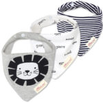 3Pcs/Lot Newborn Cotton Baby Bibs Set Cartoon Printing Boys Girls Bandana Bib Infant Saliva Towel Toddler Burp Cloth Accessories 6