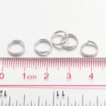 4/5/6/7/8/10x0.7mm Double Loops Iron Metal Jump Rings Split Rings for Jewelry Making DIY Accessories Component 3