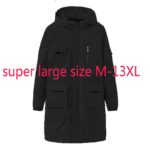 New Arrival White Duck Down Fashion Super Large Men Down Clothing Long Thick Casual Winter Jacket Men Plus Size M-11XL 12XL 13XL 2