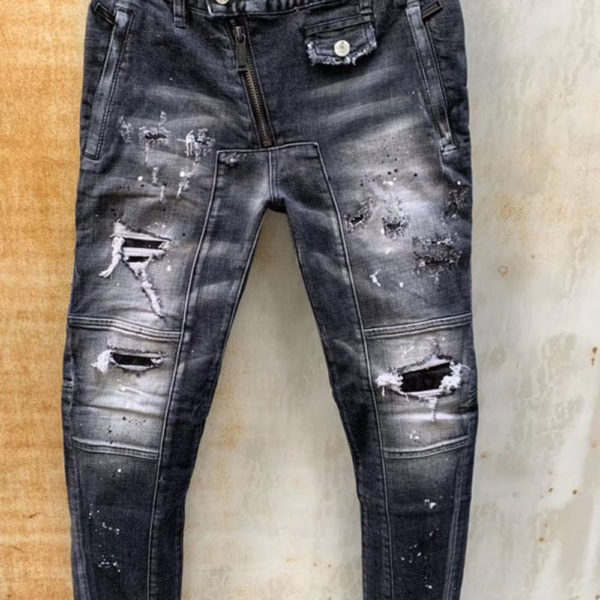 DSQ PHANTOM TURTLE 2021 New Slim Fit Jeans Men Basic Casual Denim Trousers Plus Size Brand Clothing DSQ130 1