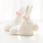 Autumn And Winter New Coral Velvet Thickened Baby Socks Stereoscopic Lovely Girl Little Rabbit Baby Socks Newborn Socks For Leg 5