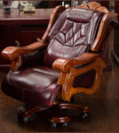 The boss chair is real leather can lie. High-grade large class chair. Cow skin thickening massage office chair swivel chair.015 1