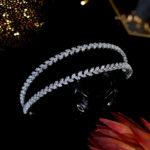 ASNORA New CZ Soft Headwear Headband Wedding Bridal Headwear Dress Headwear Tiaras Party Prom Headband Hair Accessories A01034 2