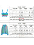 TFMLN 2022 Spring Summer Women Striped Knitted Sweater Square Collar Camisole +Long Sleeve Tops Vintage Soft Sweet Loose Outwear 6