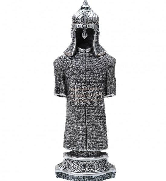 GREAT GIFT DECOR FOR YOUR OFFICE HOME Silver Trinket Armor Large Size AWESOME FREE SHIPPING 1