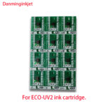 ECO-UV2 cartridge compatible chips for roland LEC330 LEC300 LEC540 LEJ640 LEF20 LEF10 printer 1