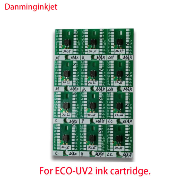 ECO-UV2 cartridge compatible chips for roland LEC330 LEC300 LEC540 LEJ640 LEF20 LEF10 printer 1